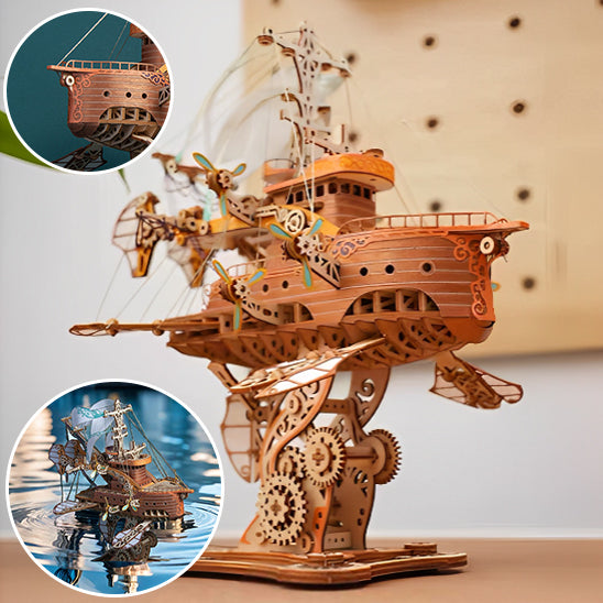 Puzzle 3D | Celestium Vaisseau Steampunk
