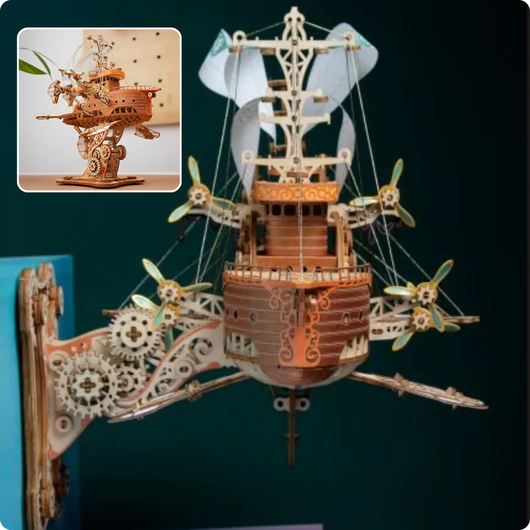 Puzzle 3D | Celestium Vaisseau Steampunk