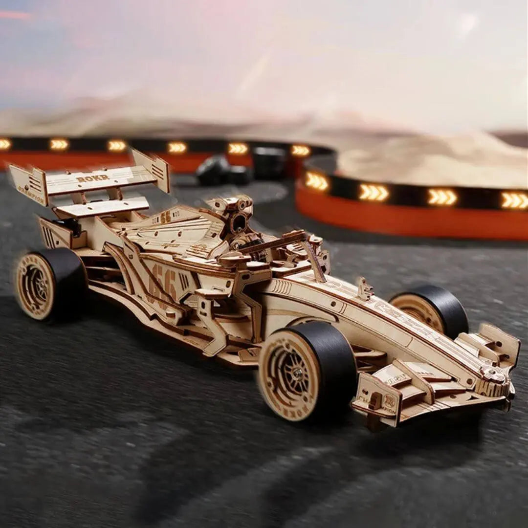 Puzzle 3D Bois Voiture de Course - SpeedRacer