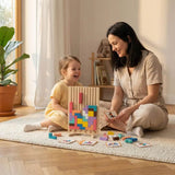 Puzzle 3D Bois – Jeu Éducatif Montessori Enfant dès 3 ans
