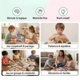 Puzzle 3D Bois – Jeu Éducatif Montessori Enfant dès 3 ans