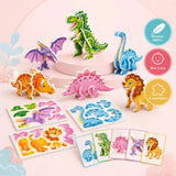 Puzzle 3D Enfant - Animaux & Dinosaures en Mousse