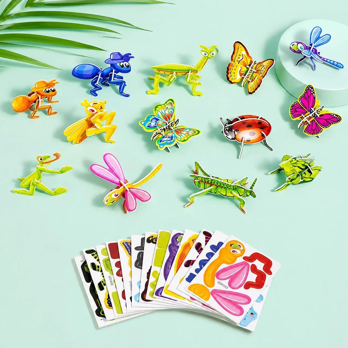 Puzzle 3D Enfant - Animaux & Dinosaures en Mousse