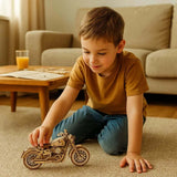 Puzzle 3D Moto en Bois Cruiser - RiderSpirit