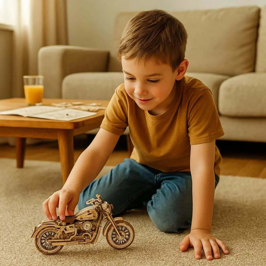 Puzzle 3D Moto en Bois Cruiser - RiderSpirit