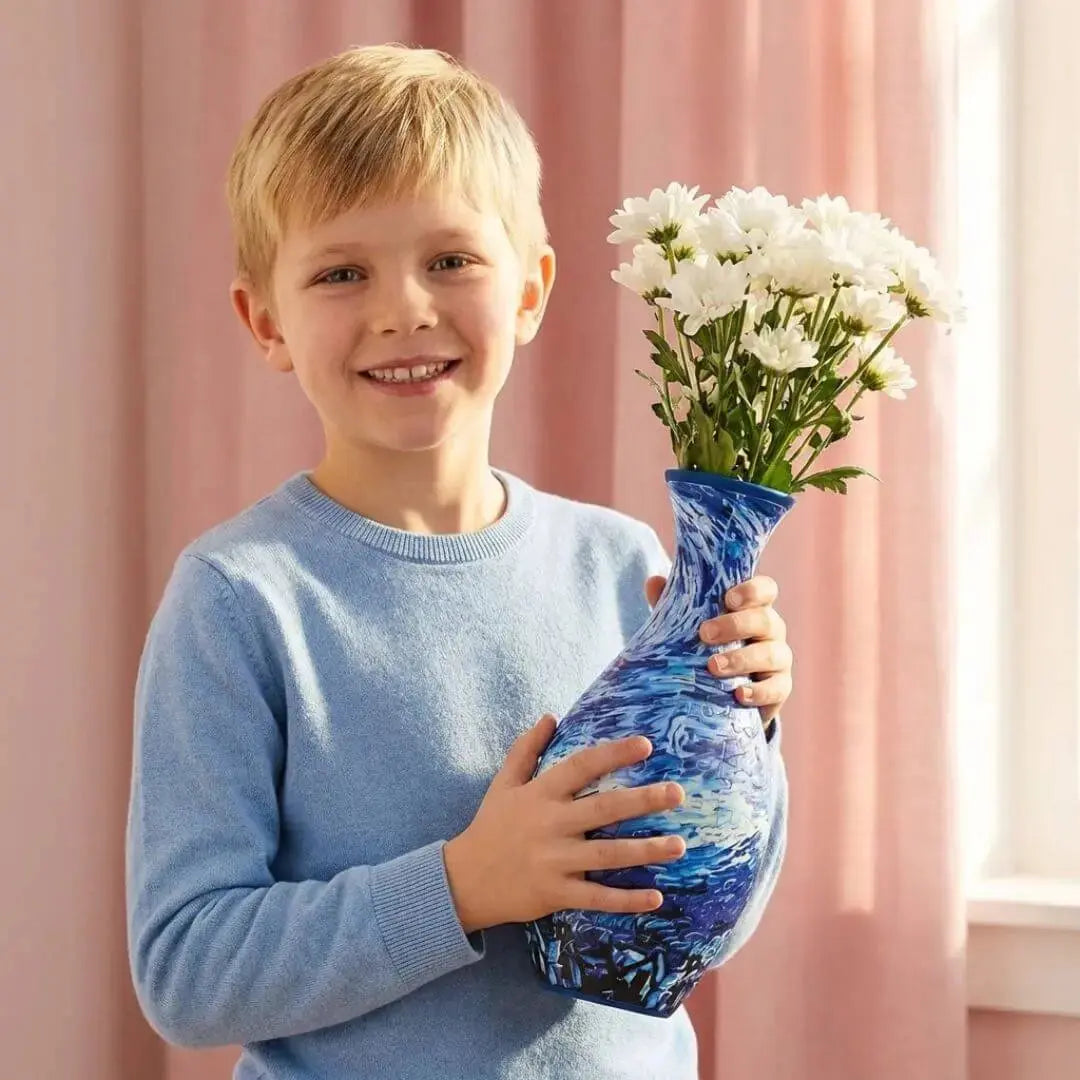 Puzzle 3D Vase – 160 Pièces Incurvées & Vase Fonctionnel