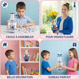 Puzzle 3D Vase – 160 Pièces Incurvées & Vase Fonctionnel