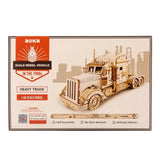 Puzzle 3D en Bois Camion Américain - PowerTruck