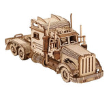 Puzzle 3D en Bois Camion Américain - PowerTruck