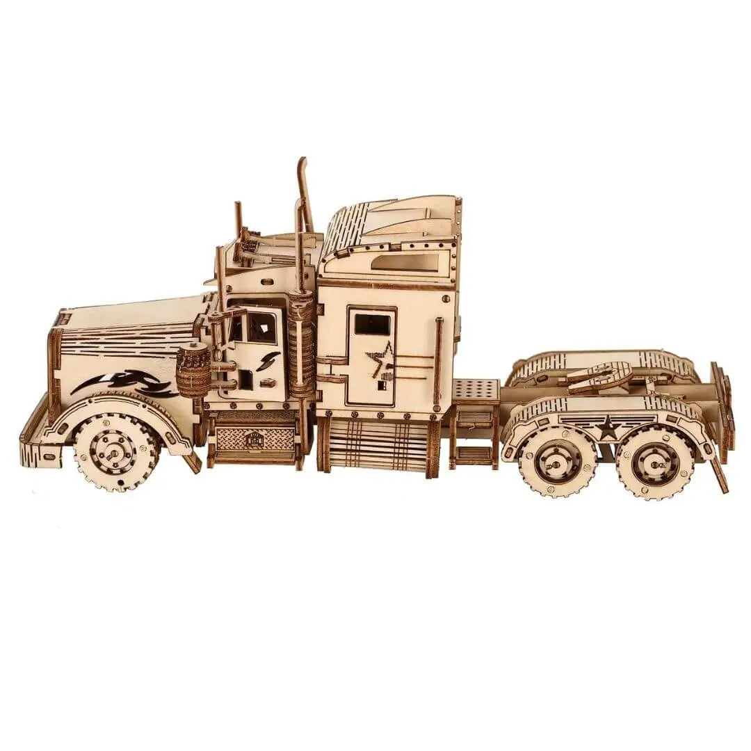 Puzzle 3D en Bois Camion Américain - PowerTruck