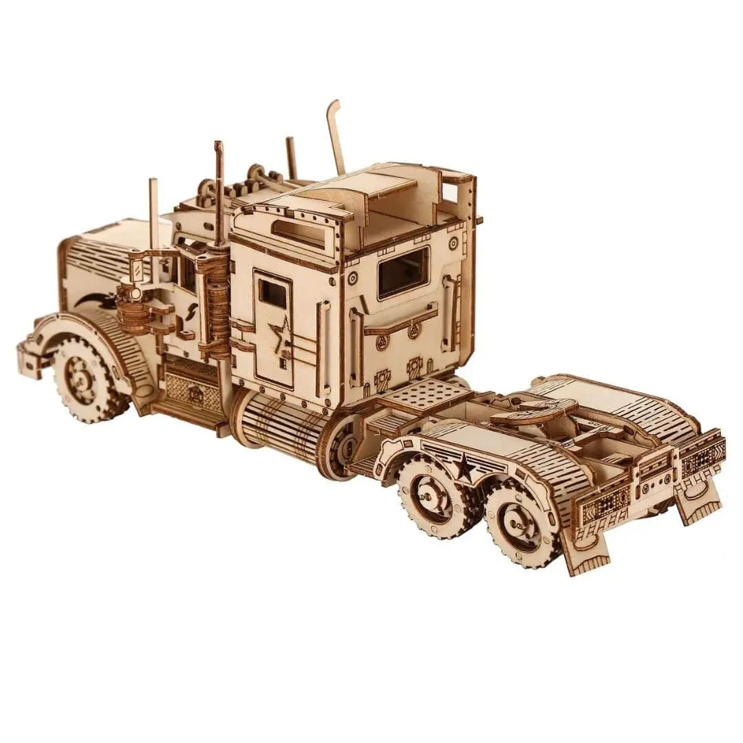 Puzzle 3D en Bois Camion Américain - PowerTruck