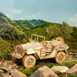 Puzzle 3D en Bois Jeep Militaire - ArmyJeep