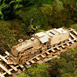 Puzzle 3D en Bois Locomotive Vintage - SteamExpress