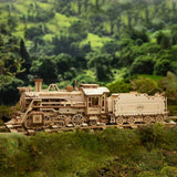Puzzle 3D en Bois Locomotive Vintage - SteamExpress