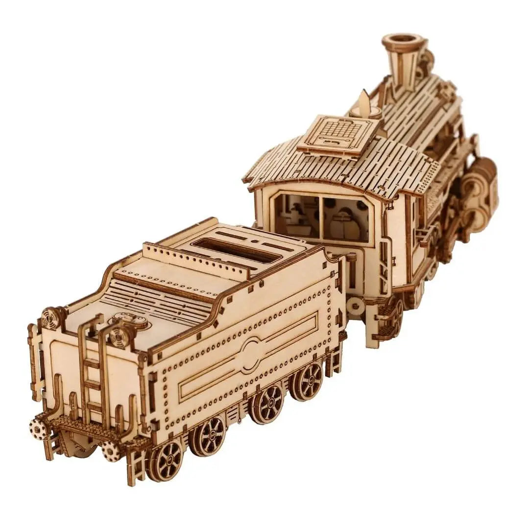 Puzzle 3D en Bois Locomotive Vintage - SteamExpress