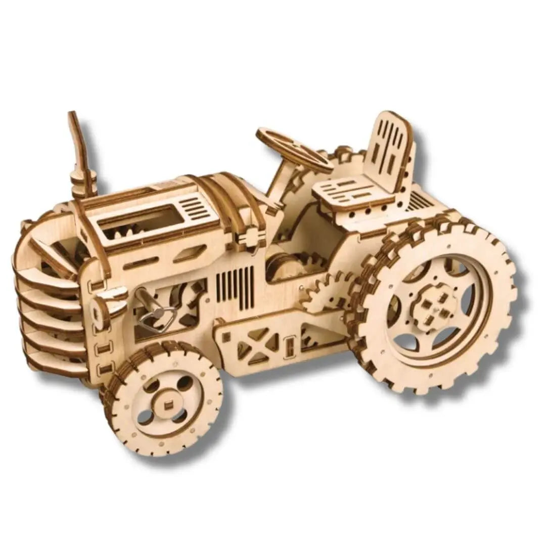 Puzzle 3D en Bois Tracteur Mécanique - FarmGear