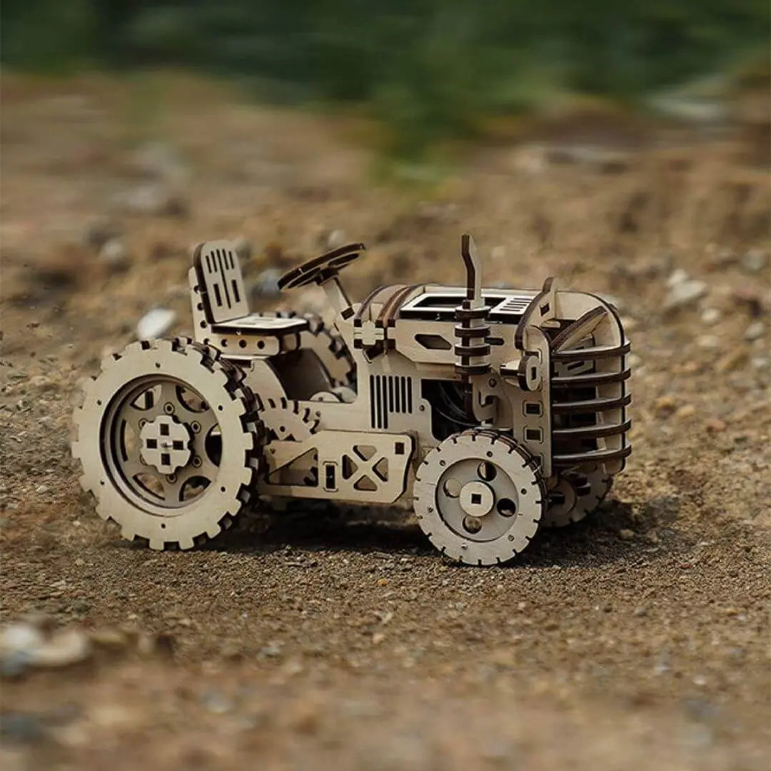 Puzzle 3D en Bois Tracteur Mécanique - FarmGear