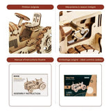 Puzzle 3D en Bois Tracteur Mécanique - FarmGear