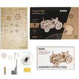 Puzzle 3D en Bois Tracteur Mécanique - FarmGear