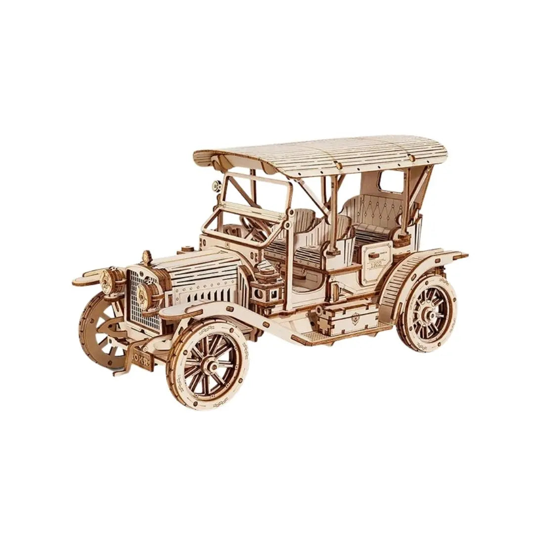Puzzle 3D en Bois Voiture Rétro - VintageCruise