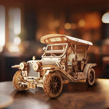 Puzzle 3D en Bois Voiture Rétro - VintageCruise