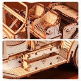 Puzzle 3D en Bois Voiture Rétro - VintageCruise