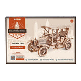 Puzzle 3D en Bois Voiture Rétro - VintageCruise