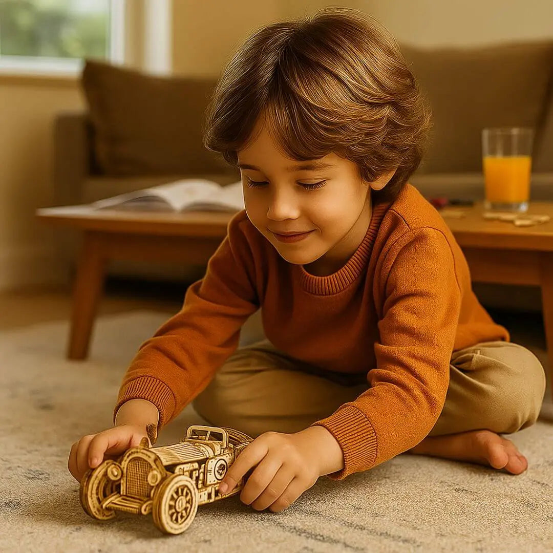 Puzzle 3D en Bois Voiture de Grand Prix - SpeedLegends