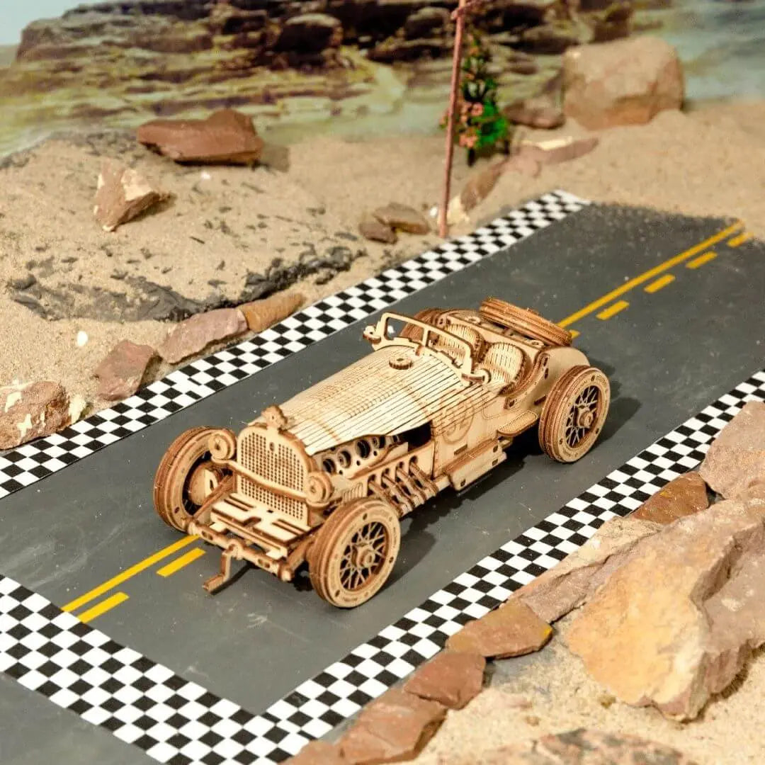 Puzzle 3D en Bois Voiture de Grand Prix - SpeedLegends