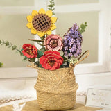 Puzzle 3D fleurs en bois - FloriCraft