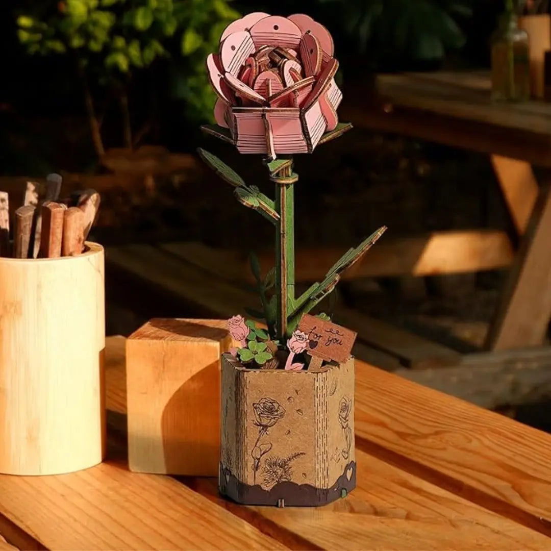 Puzzle 3D fleurs en bois - FloriCraft