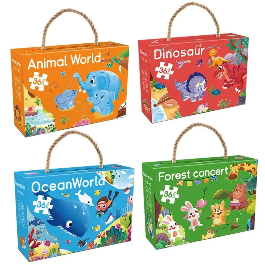 Puzzle Bébé 36 Pièces avec Poignée – FunBox