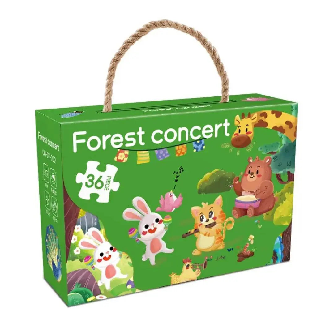 Puzzle Bébé 36 Pièces avec Poignée – FunBox