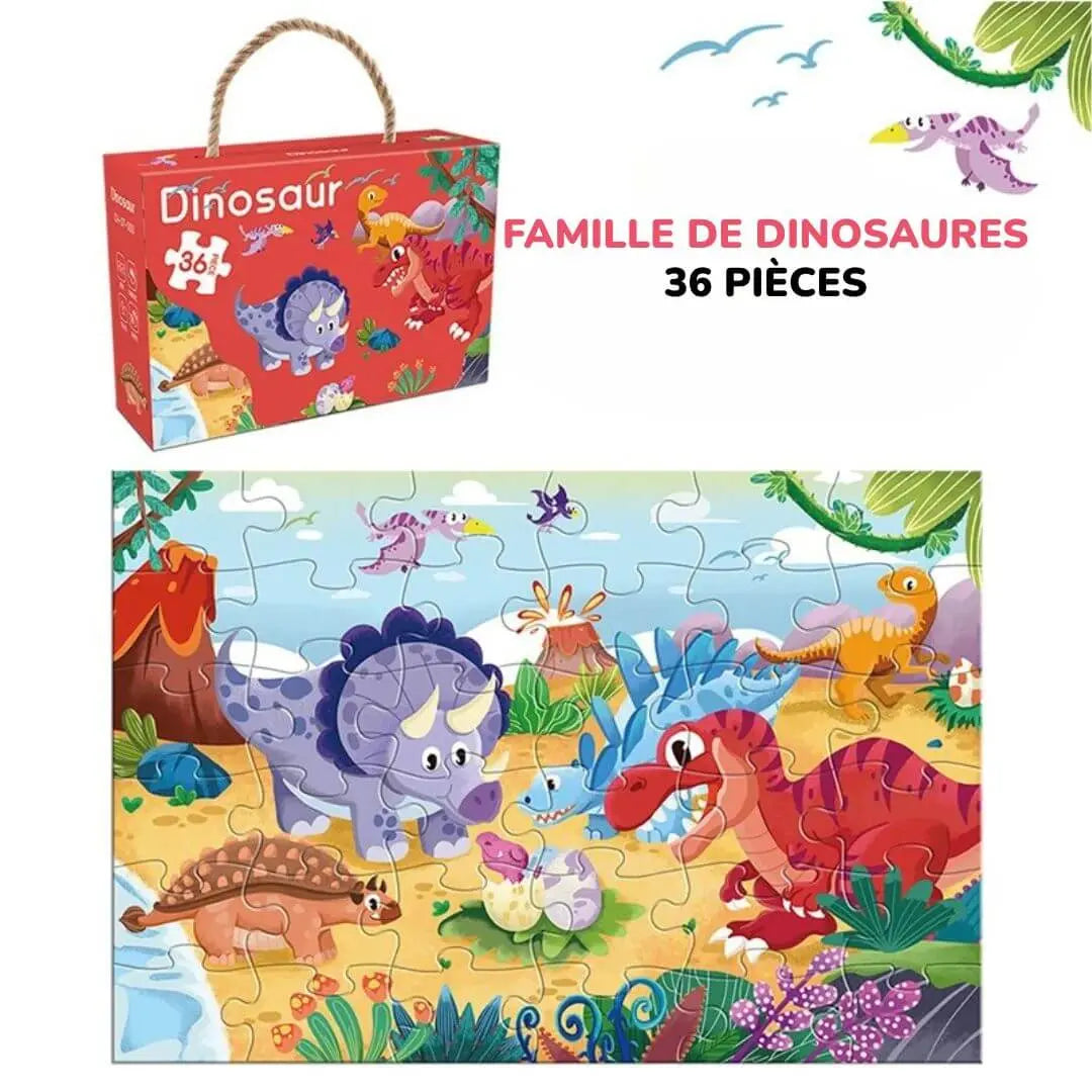 Puzzle Bébé 36 Pièces avec Poignée – FunBox