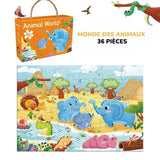 Puzzle Bébé 36 Pièces avec Poignée – FunBox