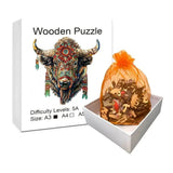 Puzzle Bois Bison Majestueux