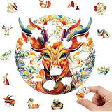Puzzle Bois Cerf Majestueux