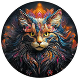 Puzzle Bois Chat Maine Coon Mystique