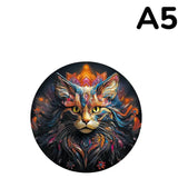 Puzzle Bois Chat Maine Coon Mystique