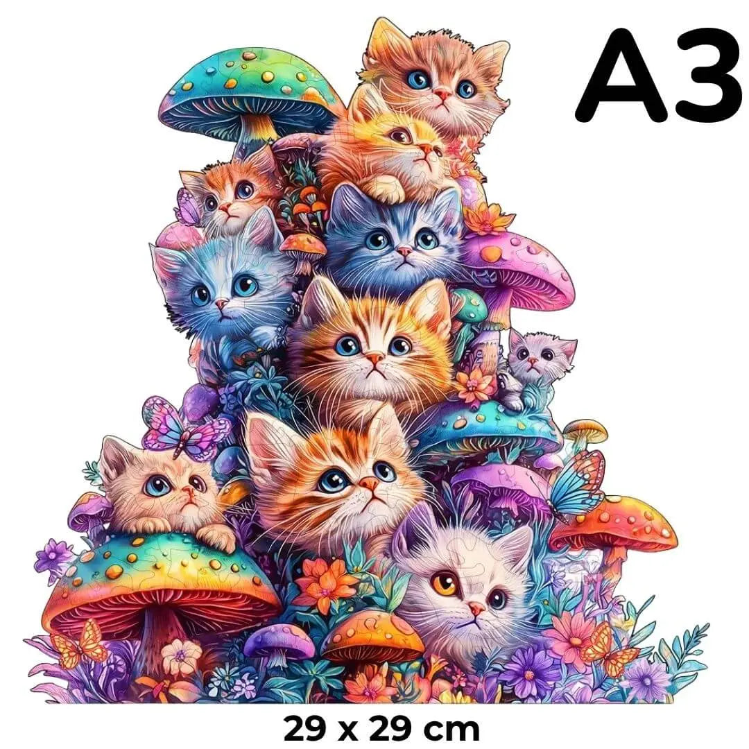 Puzzle Bois Chat – CatShroom