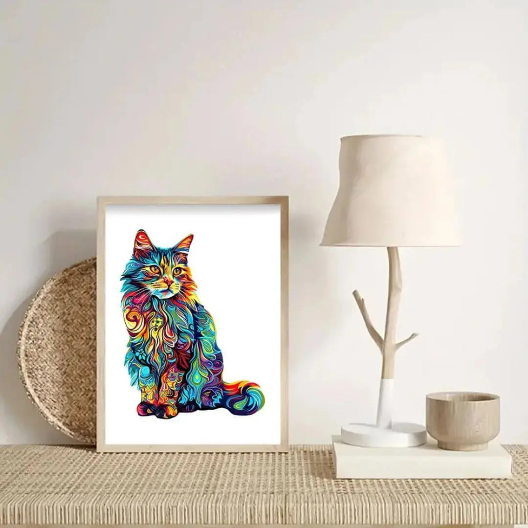 Puzzle Bois Chat – CosyCat