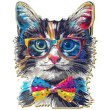 Puzzle Bois Chat avec Lunettes – SunCat