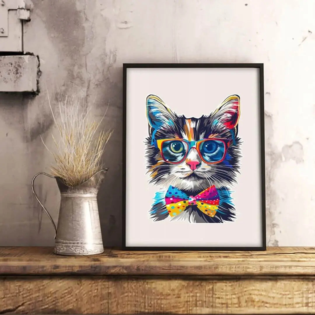 Puzzle Bois Chat avec Lunettes – SunCat