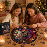 Puzzle Bois Cheval Mandala Coloré