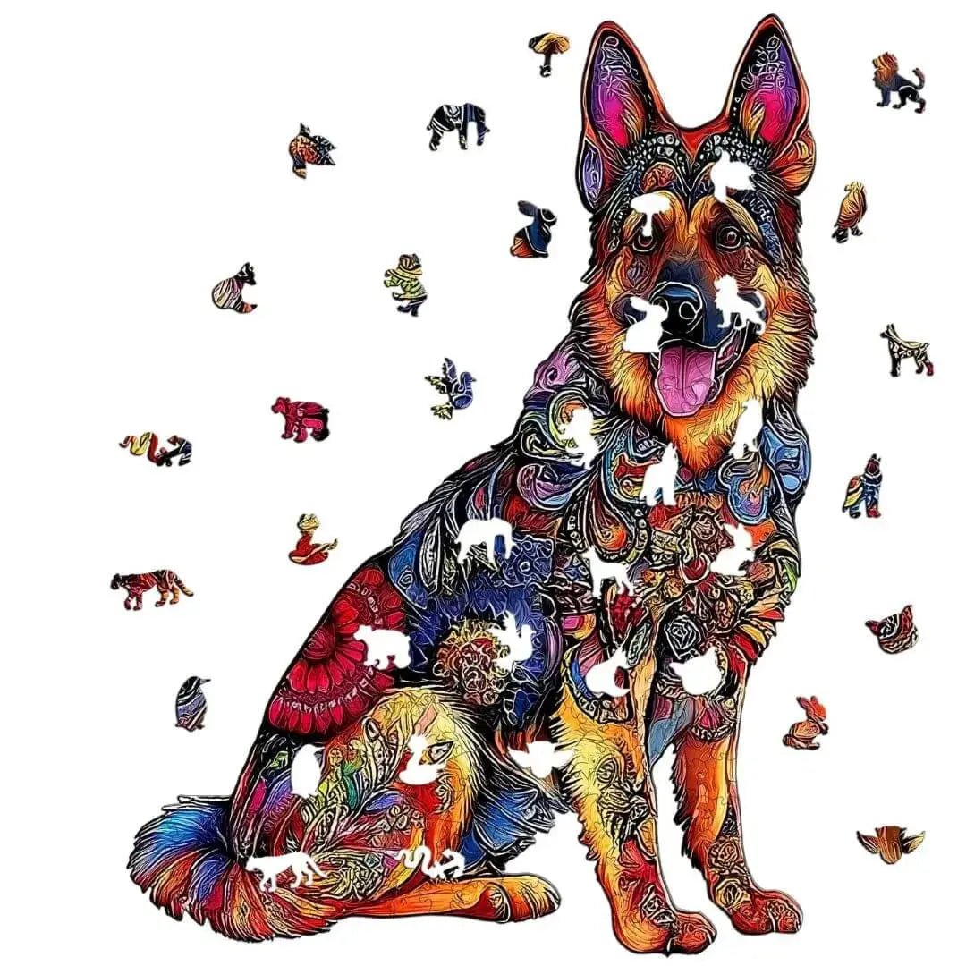 Puzzle Bois Chien – Puzzle 2D Enfant & Adulte