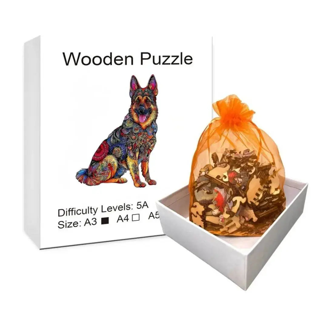 Puzzle Bois Chien – Puzzle 2D Enfant & Adulte