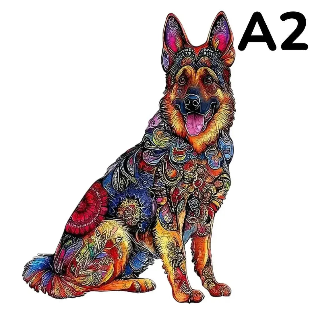 Puzzle Bois Chien – Puzzle 2D Enfant & Adulte