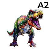 Puzzle Bois Dinosaure Coloré – Puzzle 2D à Assembler