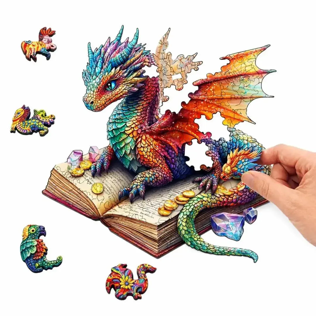Puzzle Bois Dragon Magique – Dragonia