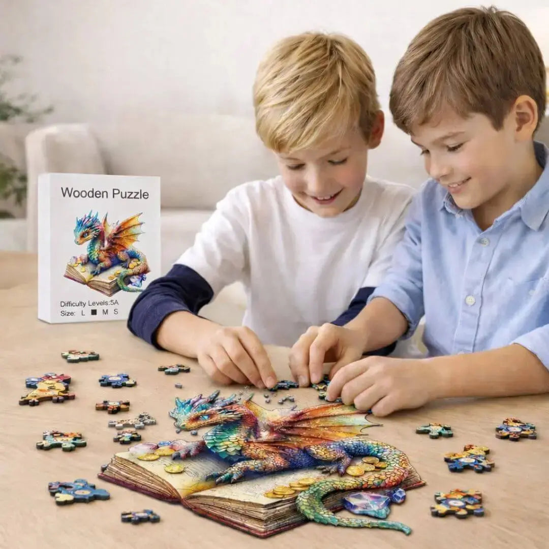 Puzzle Bois Dragon Magique – Dragonia
